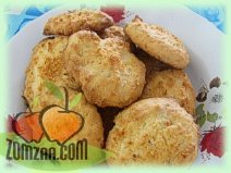 คุกกี้มะพร้าวและถั่ว (Coconut Cashew Drop Cookies)