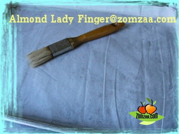 วิธีทำAlmond Lady Finger  (อัลมอนด์เลดี้ฟิงเกอร์)ขั้นตอนที่ 05