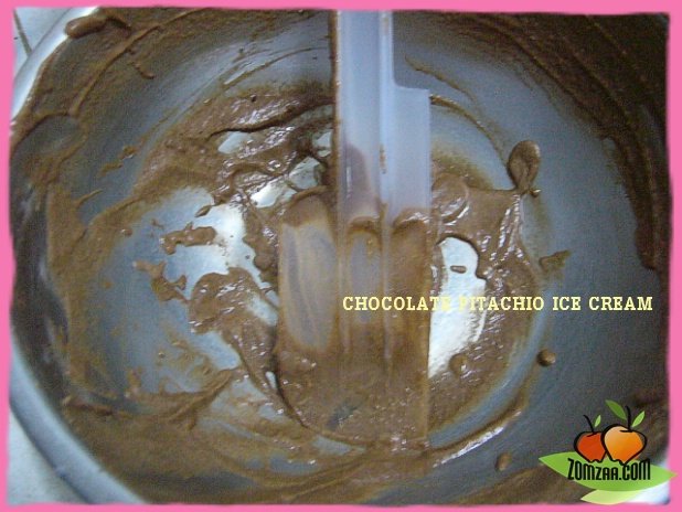 วิธีทำCHOCOLATE  PITACHIO ICE CREAMขั้นตอนที่ 32