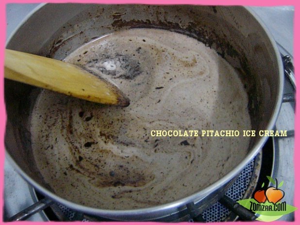 วิธีทำCHOCOLATE  PITACHIO ICE CREAMขั้นตอนที่ 43