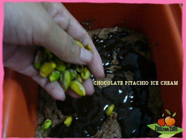 วิธีทำCHOCOLATE  PITACHIO ICE CREAMขั้นตอนที่ 58