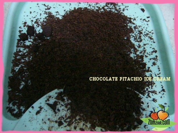 วิธีทำCHOCOLATE  PITACHIO ICE CREAMขั้นตอนที่ 06