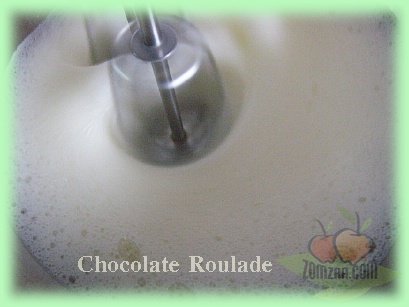 วิธีทำChocolate Roulade  (ช็อคโกแล็ตม้วน)ขั้นตอนที่ 18