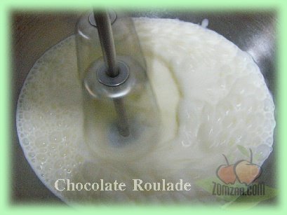 วิธีทำChocolate Roulade  (ช็อคโกแล็ตม้วน)ขั้นตอนที่ 35