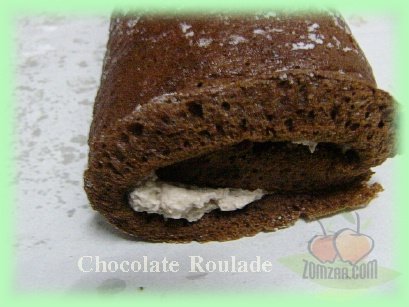 วิธีทำChocolate Roulade  (ช็อคโกแล็ตม้วน)ขั้นตอนที่ 45