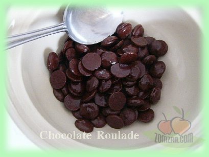 วิธีทำChocolate Roulade  (ช็อคโกแล็ตม้วน)ขั้นตอนที่ 05