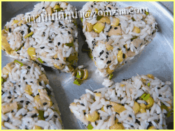 วิธีทำข้าวปั้น ภาค 2  ไส้ปลาทูน่า (Onigiri Tuna)ขั้นตอนที่ 11