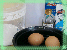 วิธีทำPudding Caramel Custard (พุดดิ้งคาราเมล คัสตาร์ด)ขั้นตอนที่ 01
