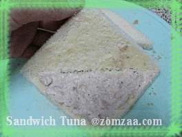วิธีทำแซนวิสทูน่า Sandwich Tuna (ง๊าย ง่าย) และการห่อแซนวิส (แบบส้มซ่า)ขั้นตอนที่ 13