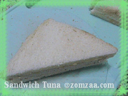 วิธีทำแซนวิสทูน่า Sandwich Tuna (ง๊าย ง่าย) และการห่อแซนวิส (แบบส้มซ่า)ขั้นตอนที่ 16