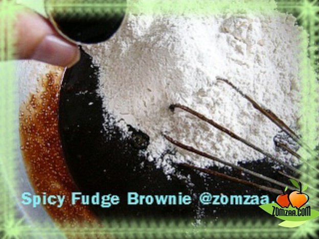 วิธีทำSpicy Macadamia  Fudge Brownie (บราวนี่พริกขี้หนู)ขั้นตอนที่ 16