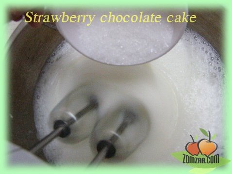 วิธีทำStrawberry  Chocolate Cakeขั้นตอนที่ 18