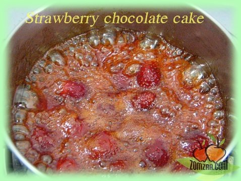 วิธีทำStrawberry  Chocolate Cakeขั้นตอนที่ 33