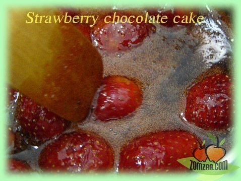 วิธีทำStrawberry  Chocolate Cakeขั้นตอนที่ 34
