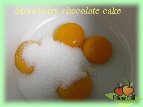 วิธีทำStrawberry  Chocolate Cakeขั้นตอนที่ 06