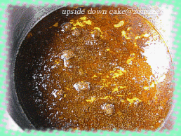 วิธีทำอัพไซด์ดาวน์เค้ก   (upside down cake)ขั้นตอนที่ 07